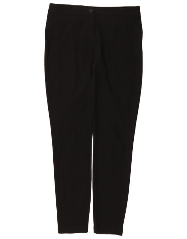 Benetton Pantaloni skinny casual pentru femei UK 12 Medium W32 L30 Poliester negru