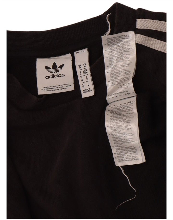 Pulover Adidas pentru bărbați, bumbac mediu negru