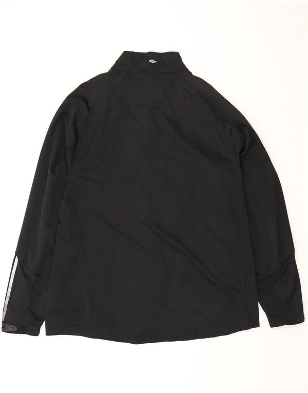 Jachetă de trening Adidas Clima Proof pentru bărbați, 2XL, poliester negru