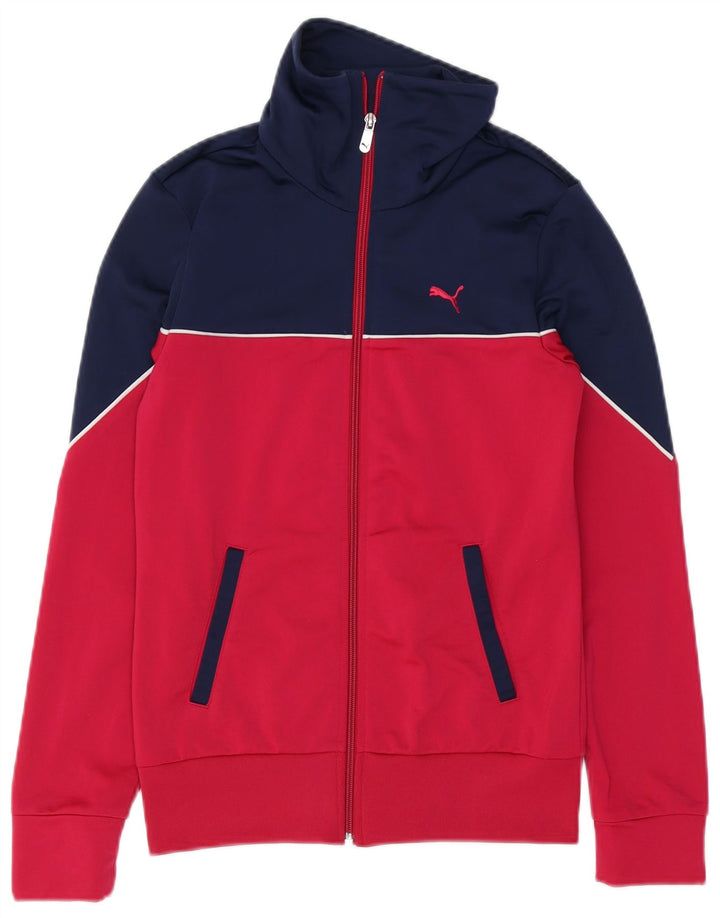 Jachetă de trening Puma pentru femei UK 8 Small, roz, poliester color bloc