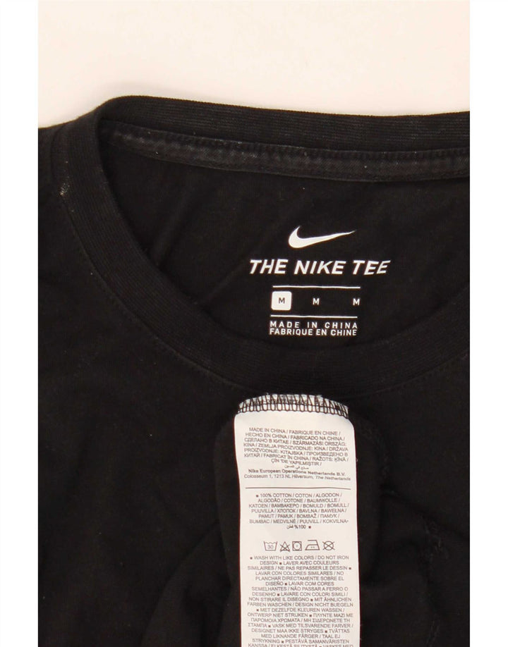 Tricou pentru bărbați Nike Top Mediu Negru Bumbac
