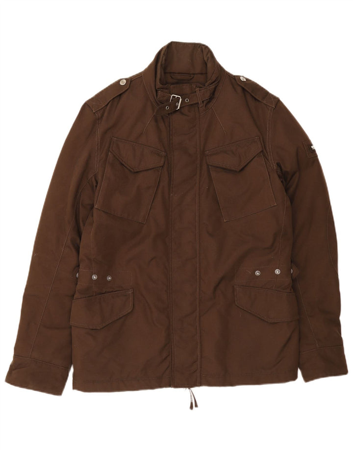 Jachetă de vânt militară Woolrich pentru bărbați UK 36 Nailon mic kaki