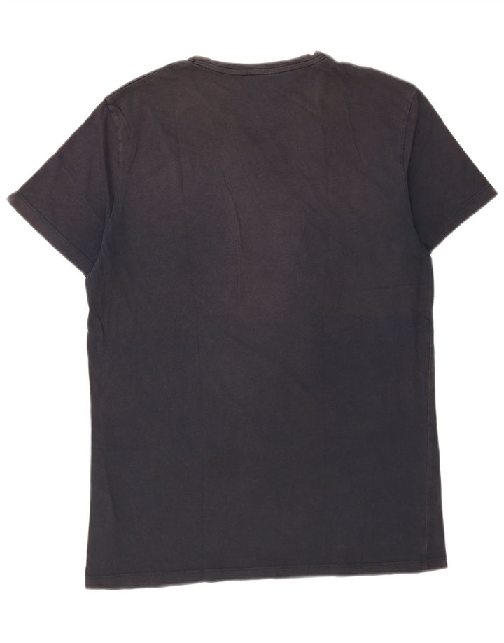 Tricou grafic Timberland pentru bărbați Top mediu din bumbac bleumarin