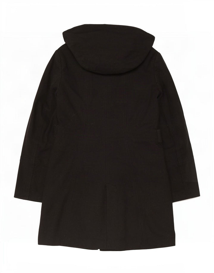 Jachetă de vânt cu glugă pentru femei Zara UK 18 XL Poliester negru