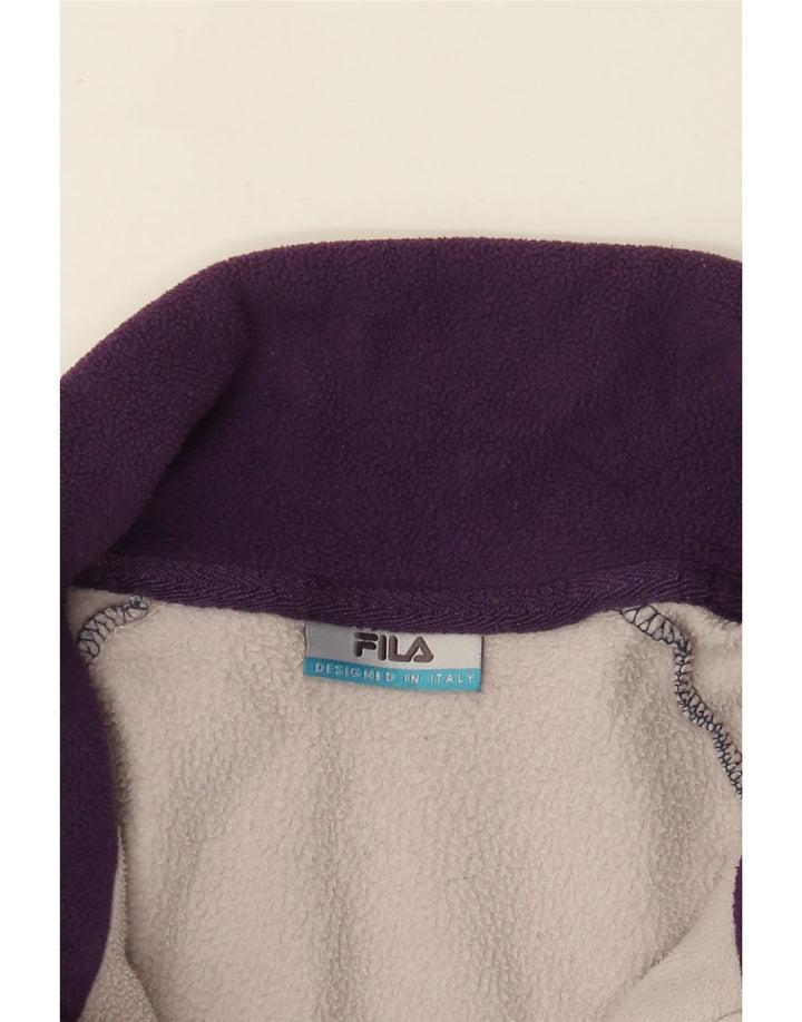 Jachetă fleece pentru bărbați Fila UK 40, mare, bleumarin, color block