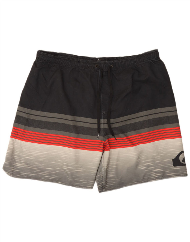 Pantaloni scurți de înot Quiksilver pentru bărbați 2XL, negru, poliester color bloc