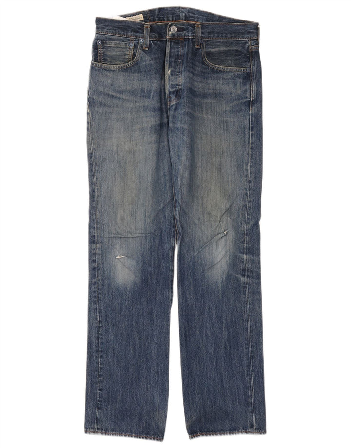 Blugi drepti pentru bărbați Levi's 501 W32 L32 Bumbac albastru