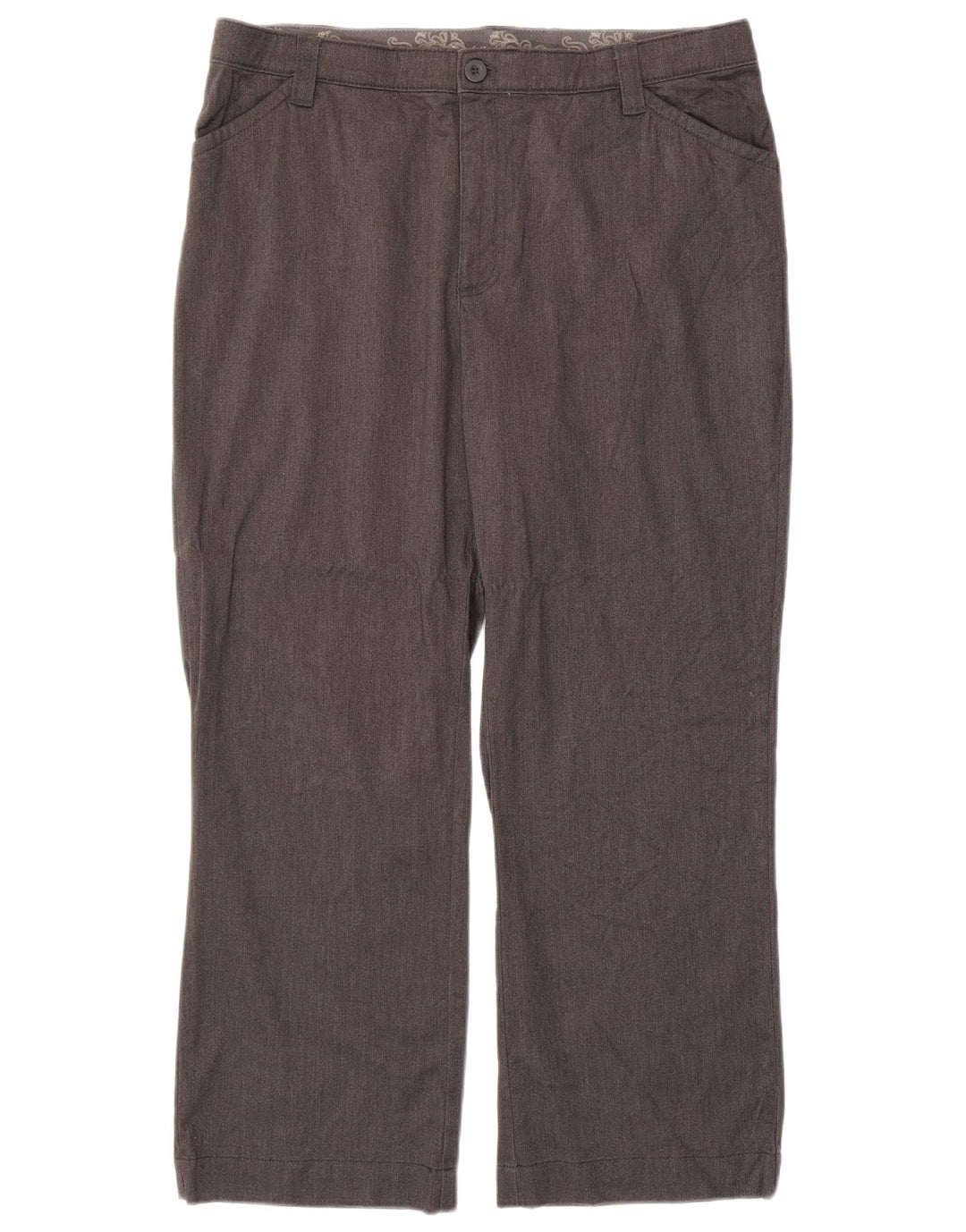 Pantaloni casual drepti LEE pentru femei cu talie înaltă US 18 2XL W38 L29 gri