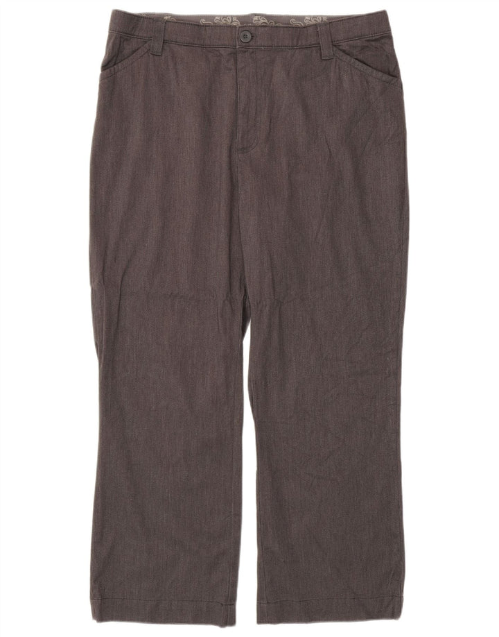 Pantaloni casual drepti LEE pentru femei cu talie înaltă US 18 2XL W38 L29 gri