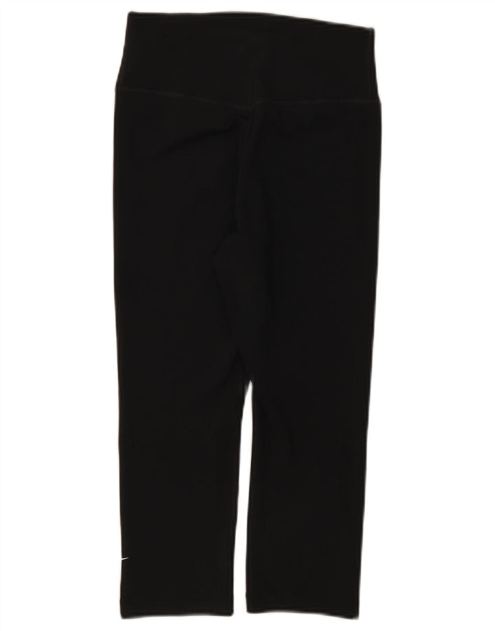 Leggings Capri Nike pentru femei UK 4 XS poliester negru