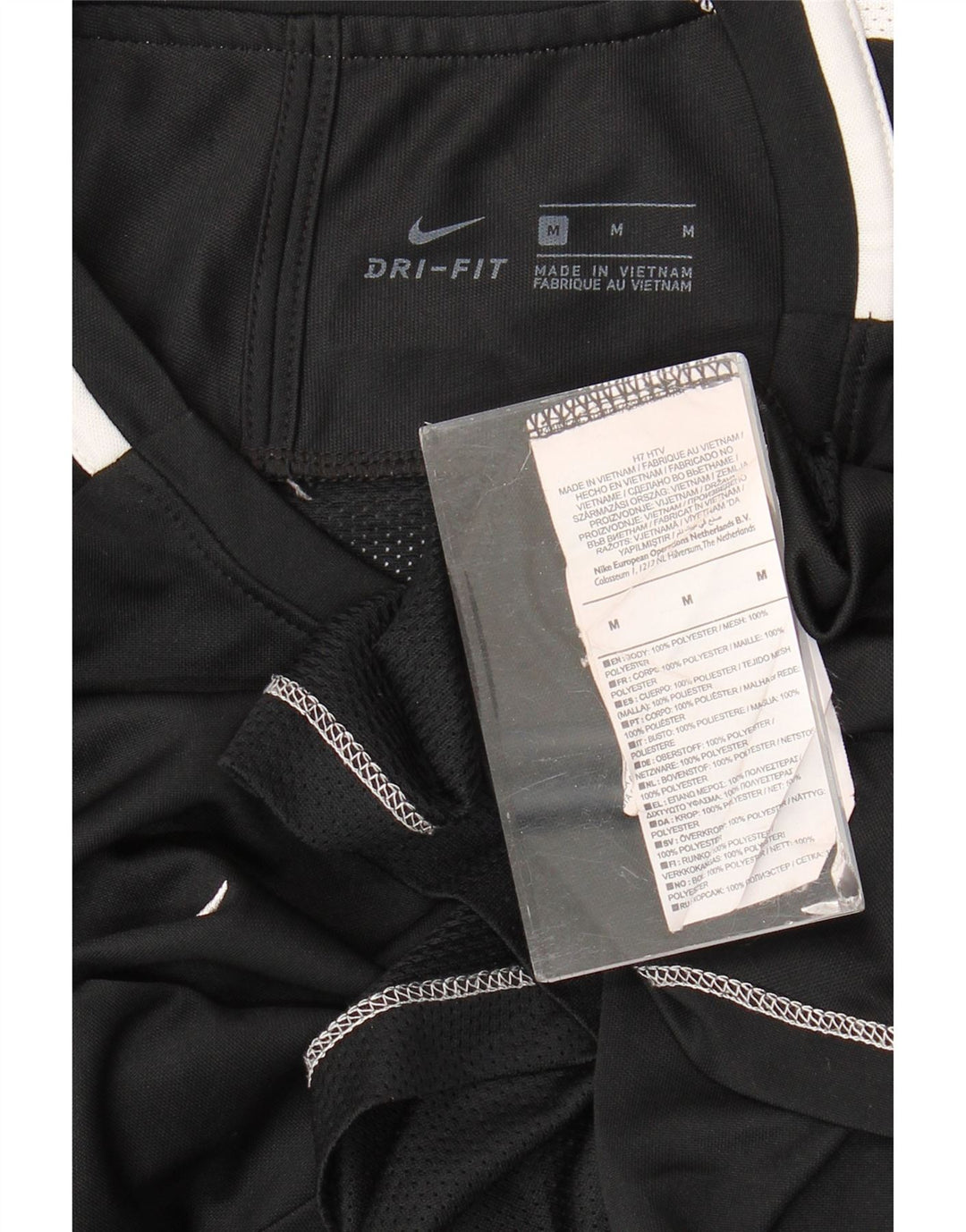 Tricou Nike Dri Fit pentru bărbați Top Mediu Negru Poliester