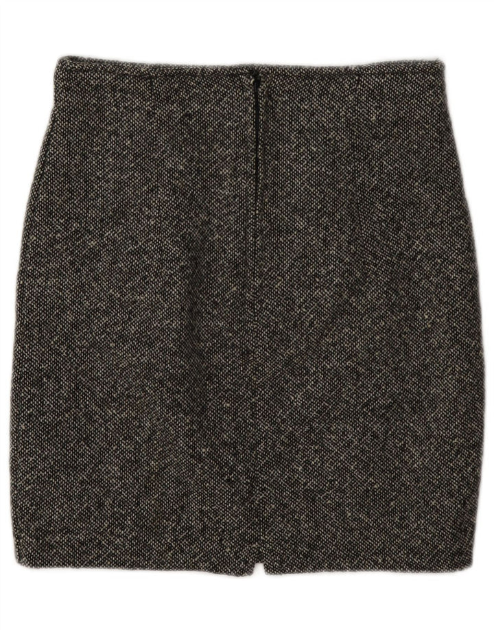 Fusta mini vintage pentru femei W28 Gri mediu