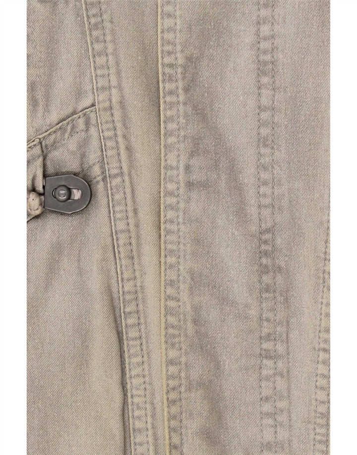 Mustang Mens Denim Jacket UK 38 Medium Grey
