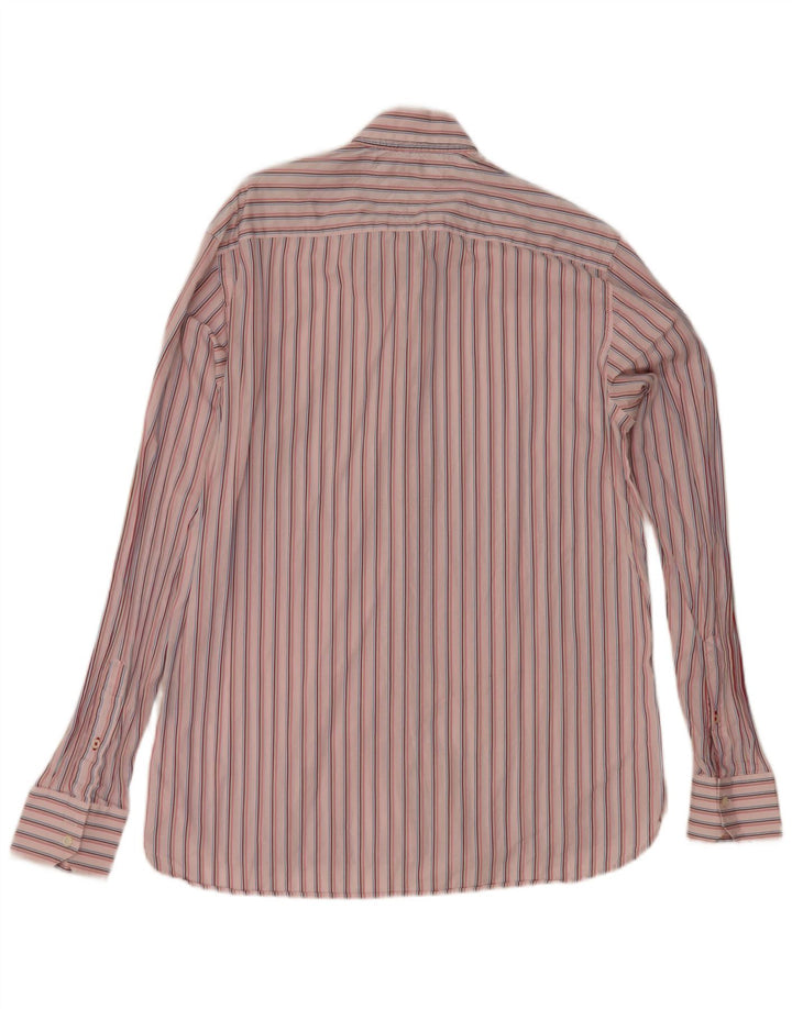 Cămașă Tommy Hilfiger pentru bărbați, în dungi roz mediu