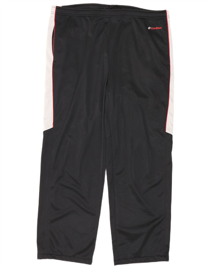 Pantaloni de trening Lotto pentru bărbați XL, negru, color block