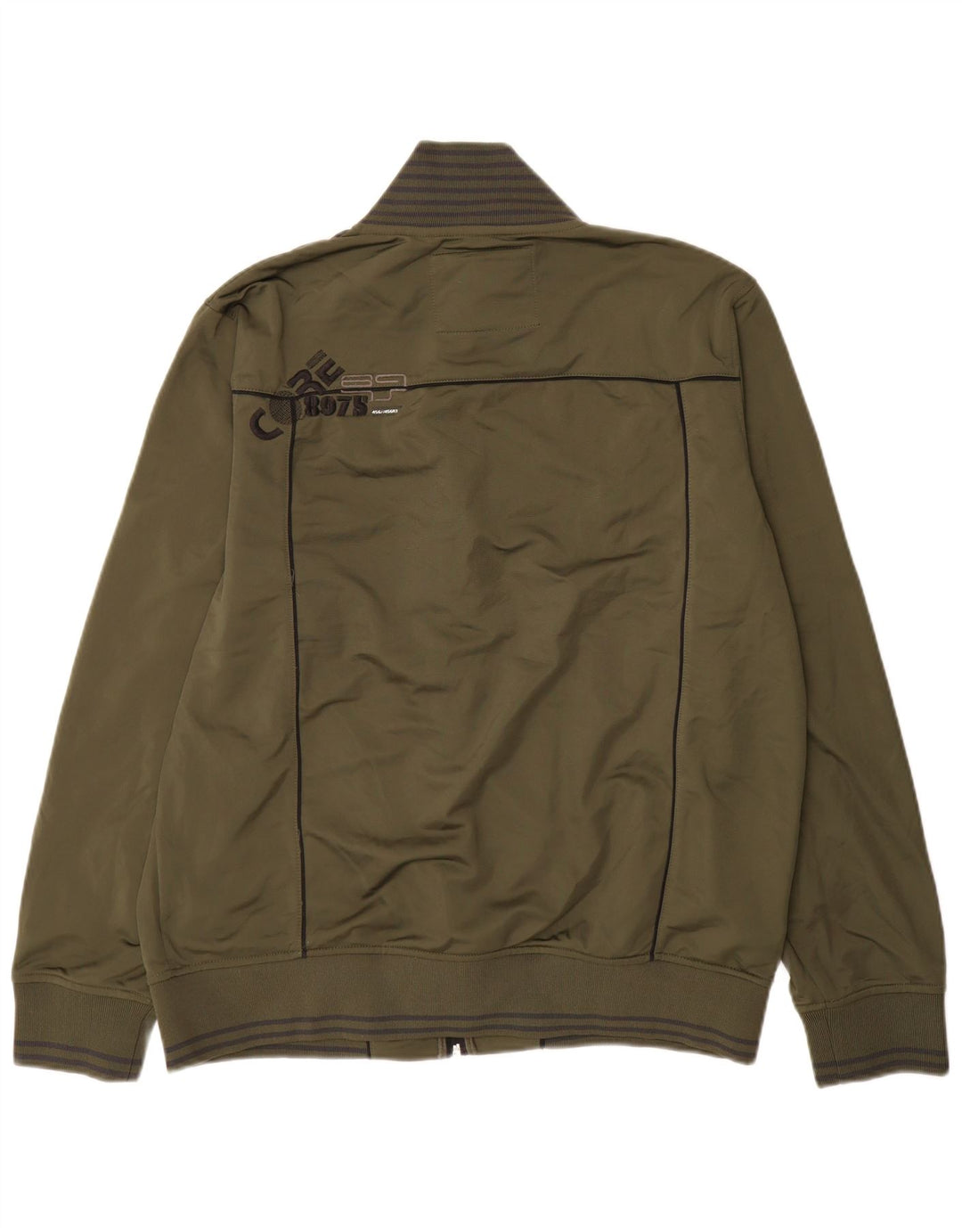Jack & Jones Jachetă de trening grafică pentru bărbați 2XL Kaki Colorblock