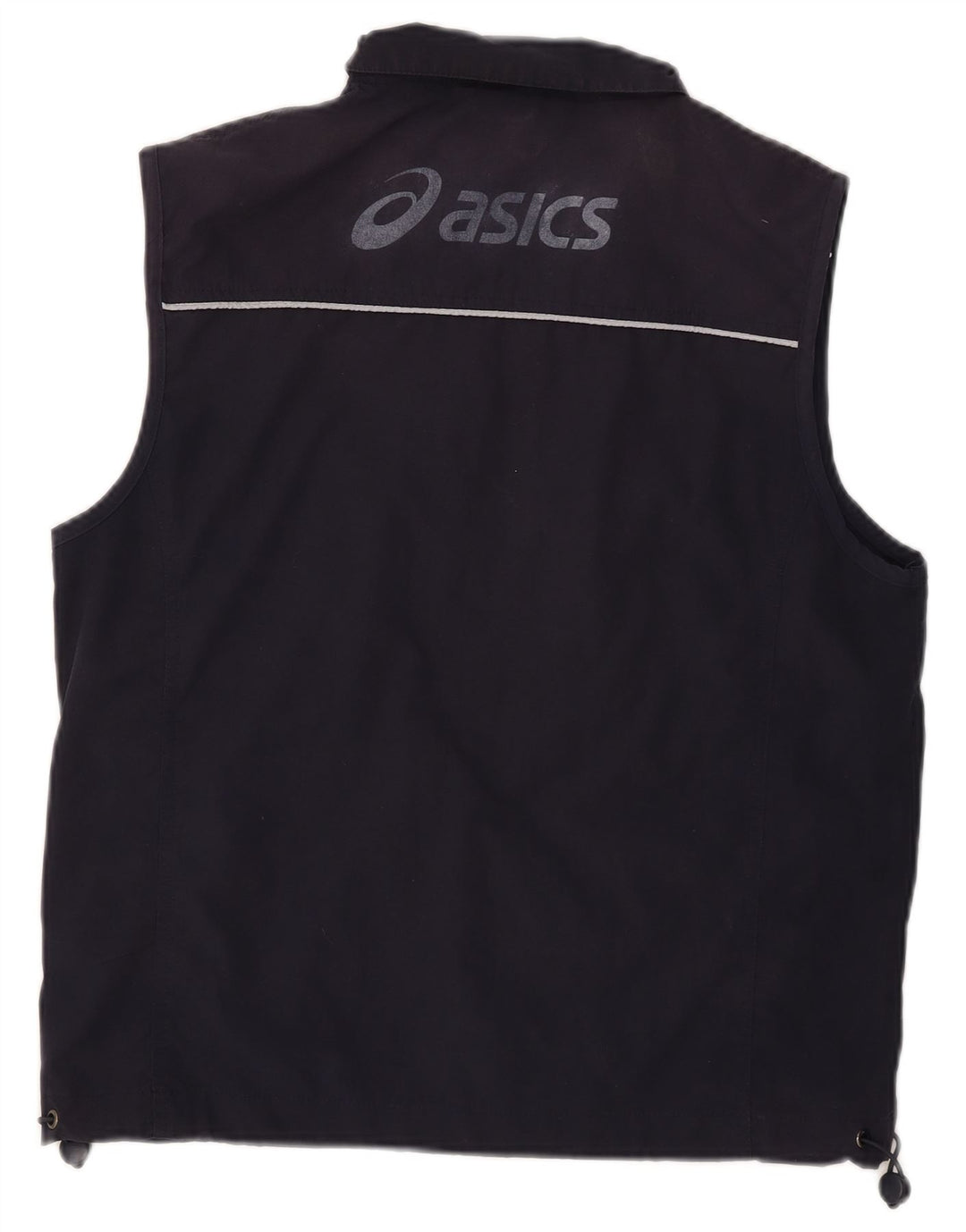 Gilet grafic Asics pentru bărbați UK 38 Medium Bleumarin Poliester