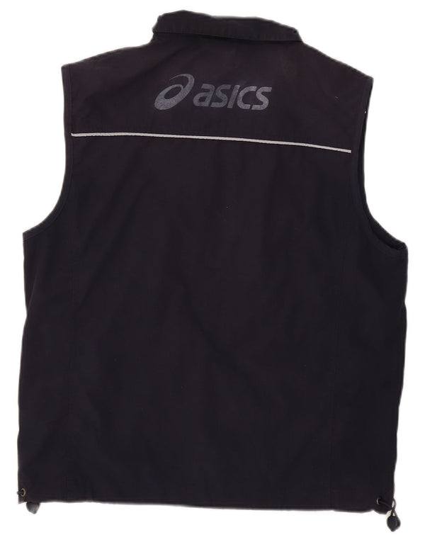 Gilet grafic Asics pentru bărbați UK 38 Medium Bleumarin Poliester