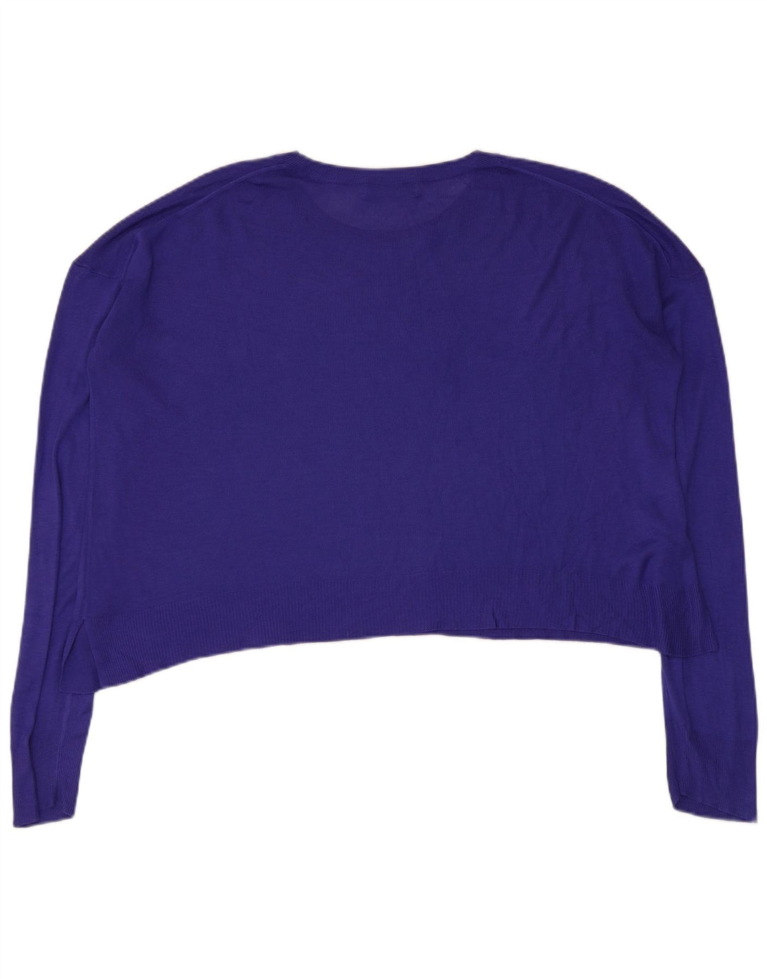 Pulover de damă Zara Crop Oversized Crew Deck Pulover UK 14 Medium Purple