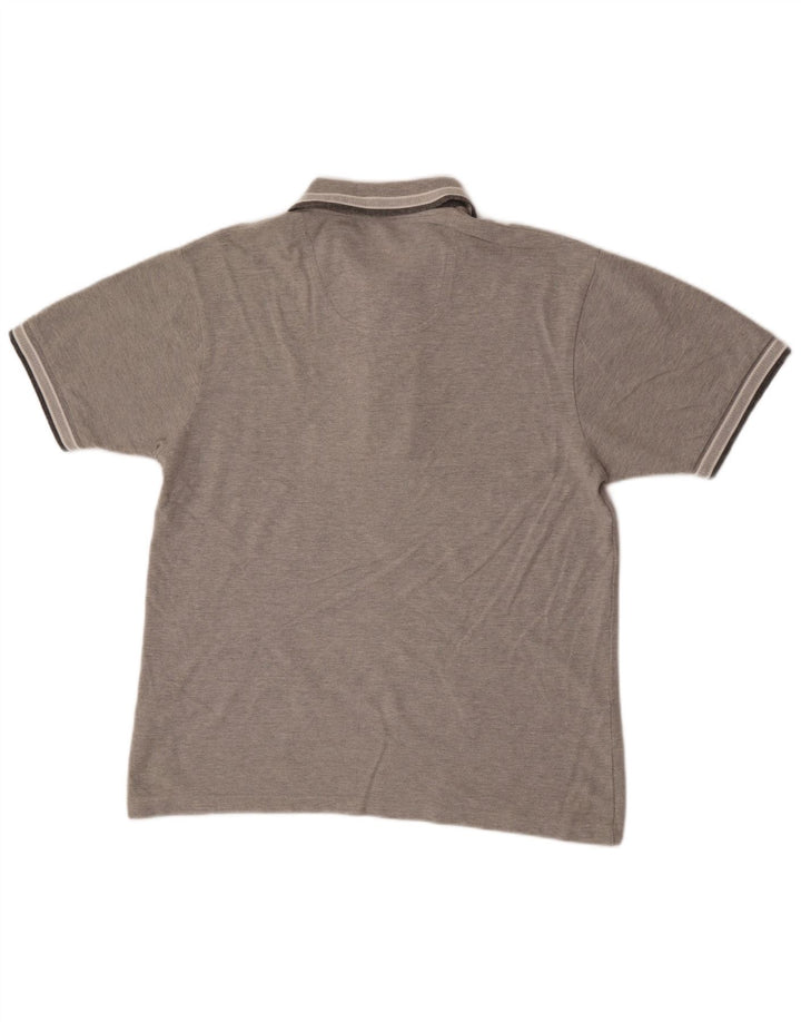 Cămașă polo pentru bărbați Hugo Boss Modern Fit XL bumbac gri