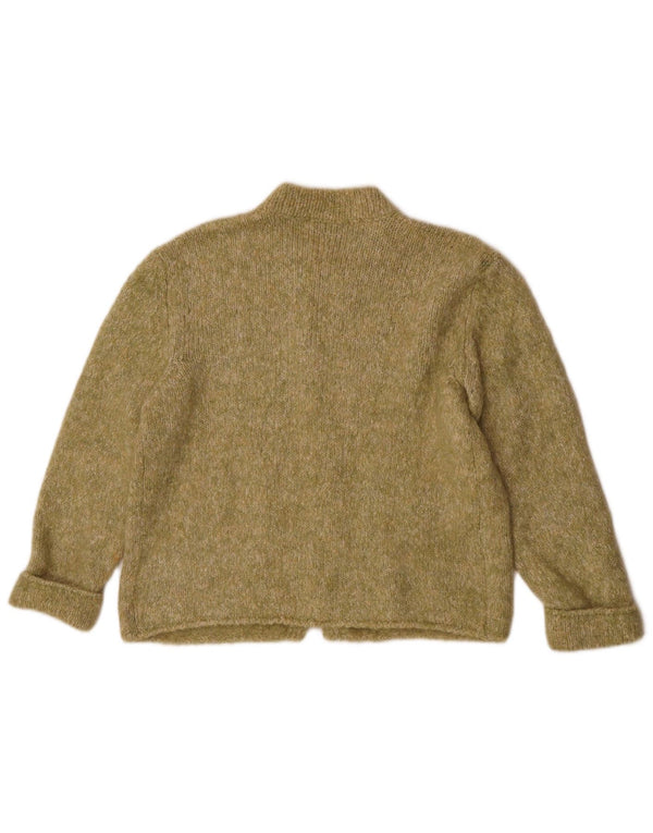 Pulover cardigan pentru femei Marella UK 14 Mohair verde mare