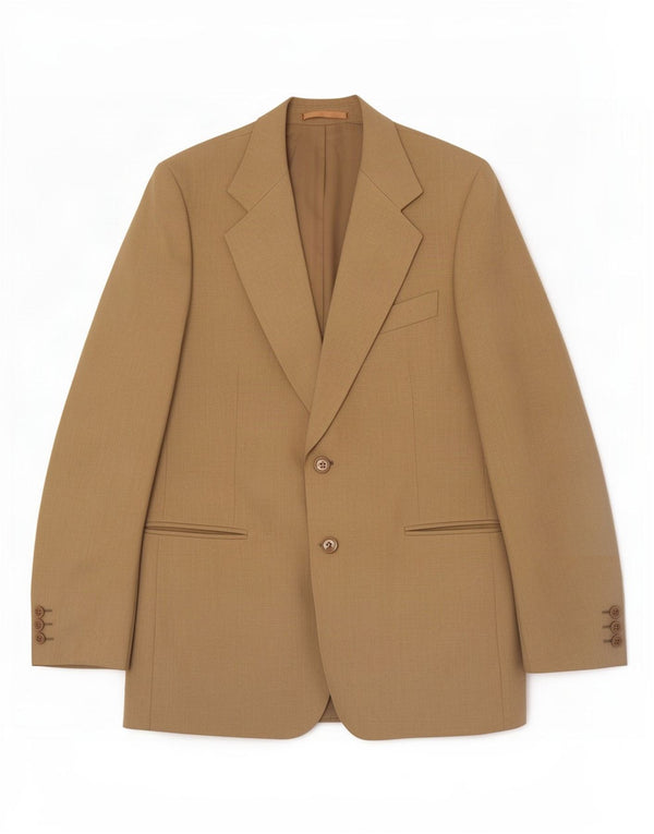 Jachetă Lebole pentru bărbați cu 2 nasturi, UK 38 Medium Khaki