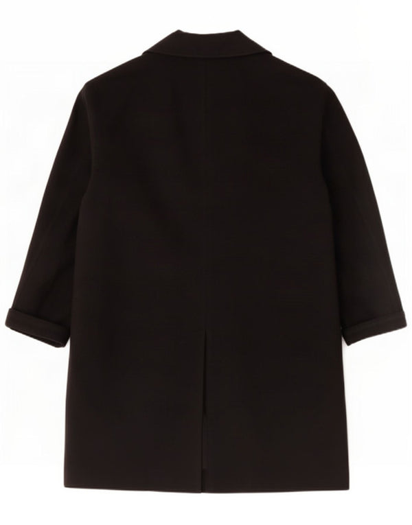 Topshop pardesiu supradimensionat pentru femei UK 14 mare bumbac negru