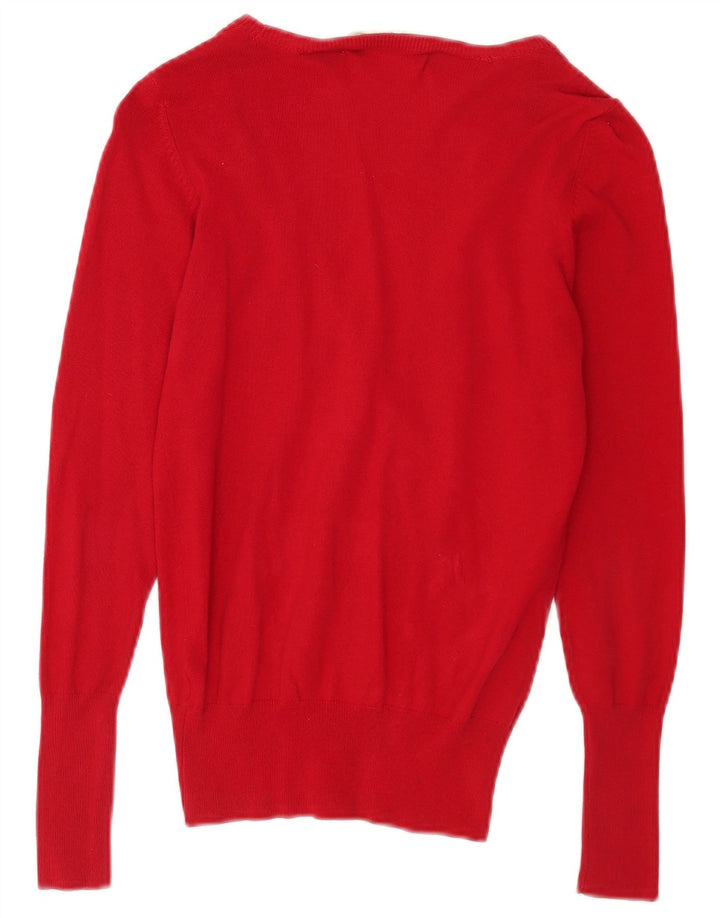 Pulover cardigan pentru femei Zara UK 10 Small Red
