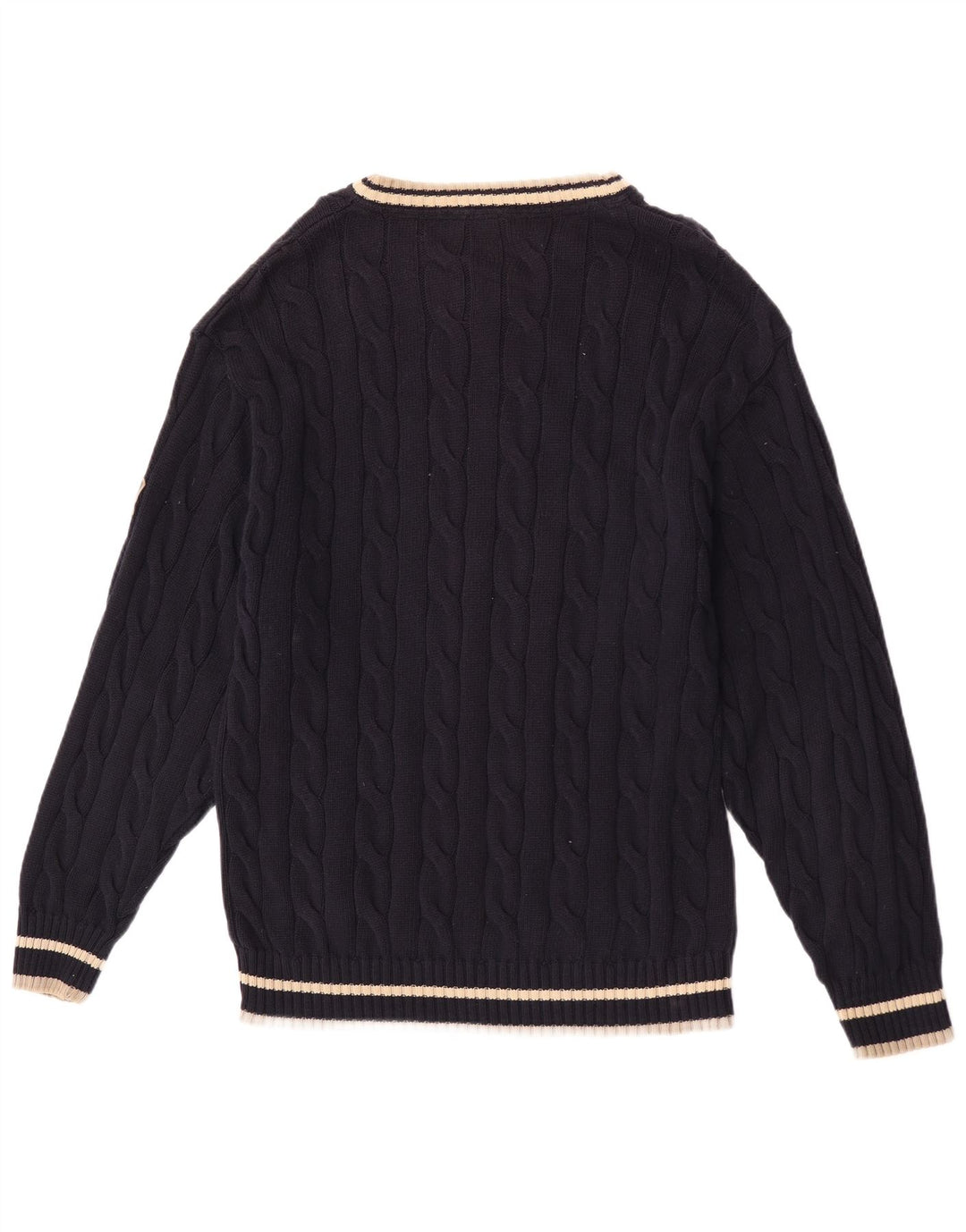 Pulover pentru bărbați Camel Active cu decolteu în V, bumbac mediu albastru bleumarin