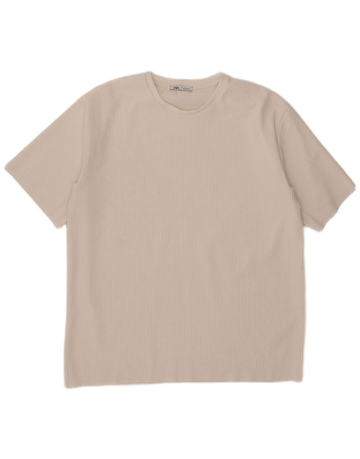Tricou pentru bărbați Zara Top Mare Alb