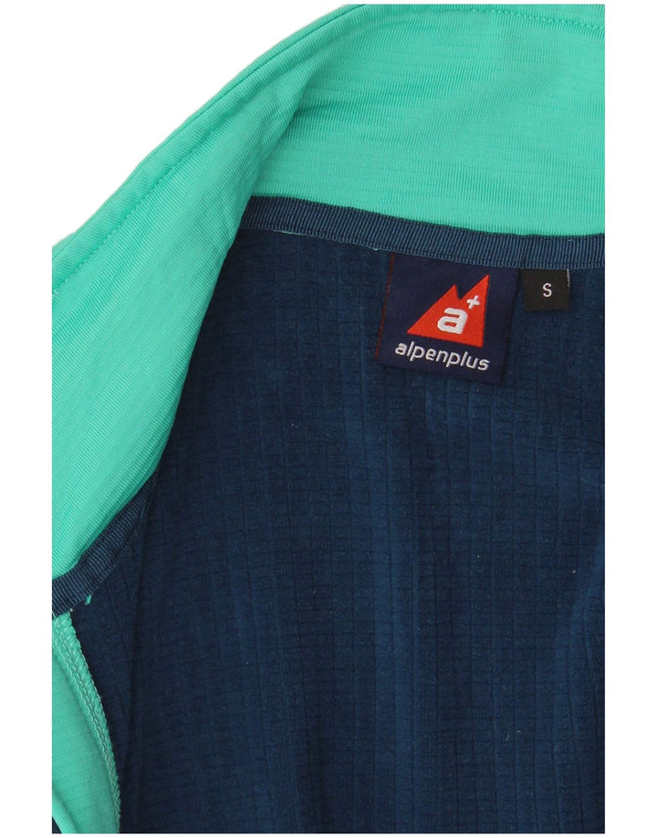 Jachetă de trening pentru femei Alpenplus UK 10 Turcoaz mic Colorblock