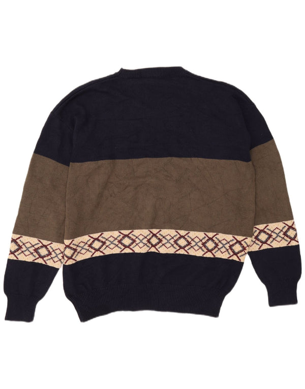 Pulover Nautica pentru bărbați de golf cu gât turnat, mare, multicolor