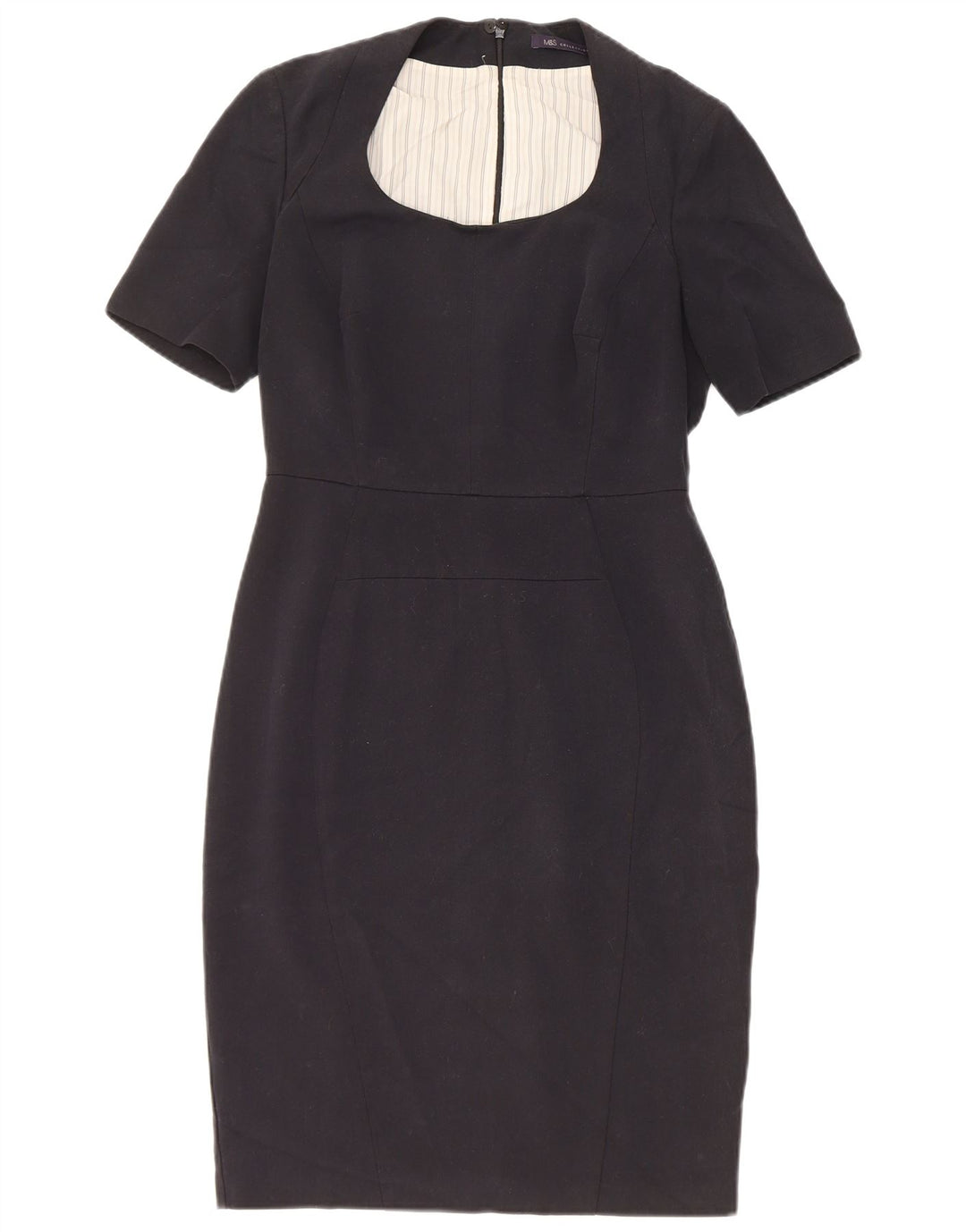 Rochie bodycon pentru femei Marks & Spencer UK 10 Poliester negru mic