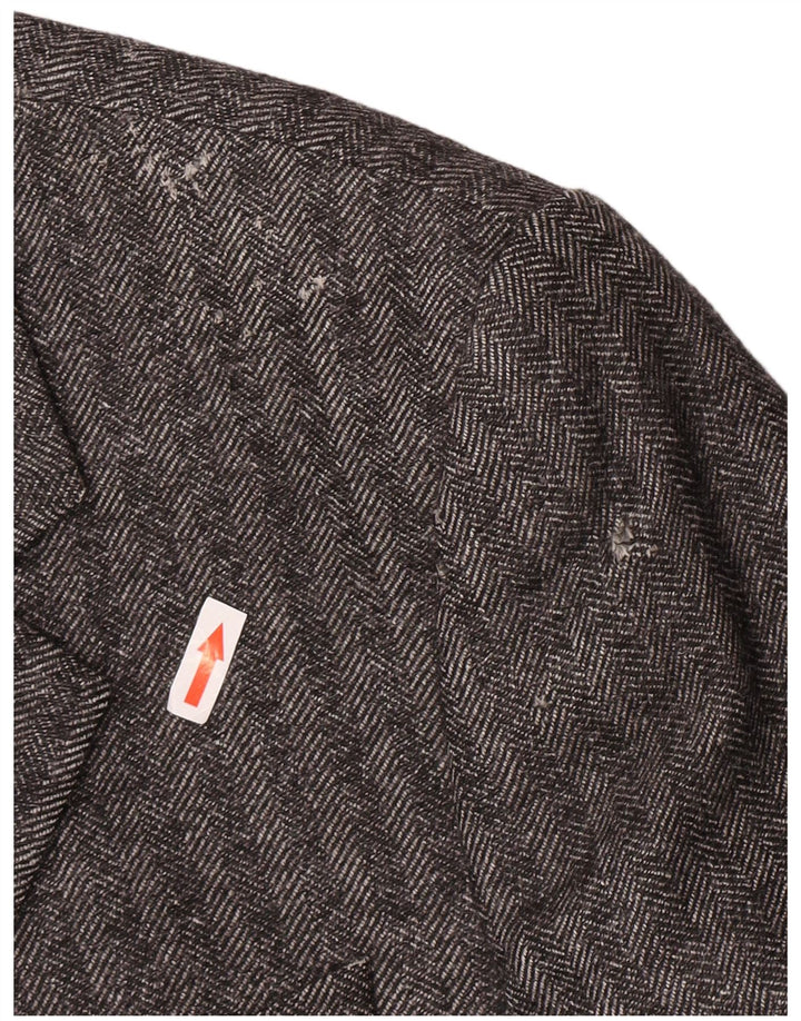 Jachetă pentru bărbați Armani Collezioni, cu 3 nasturi, IT 52 XL, gri Herringbone