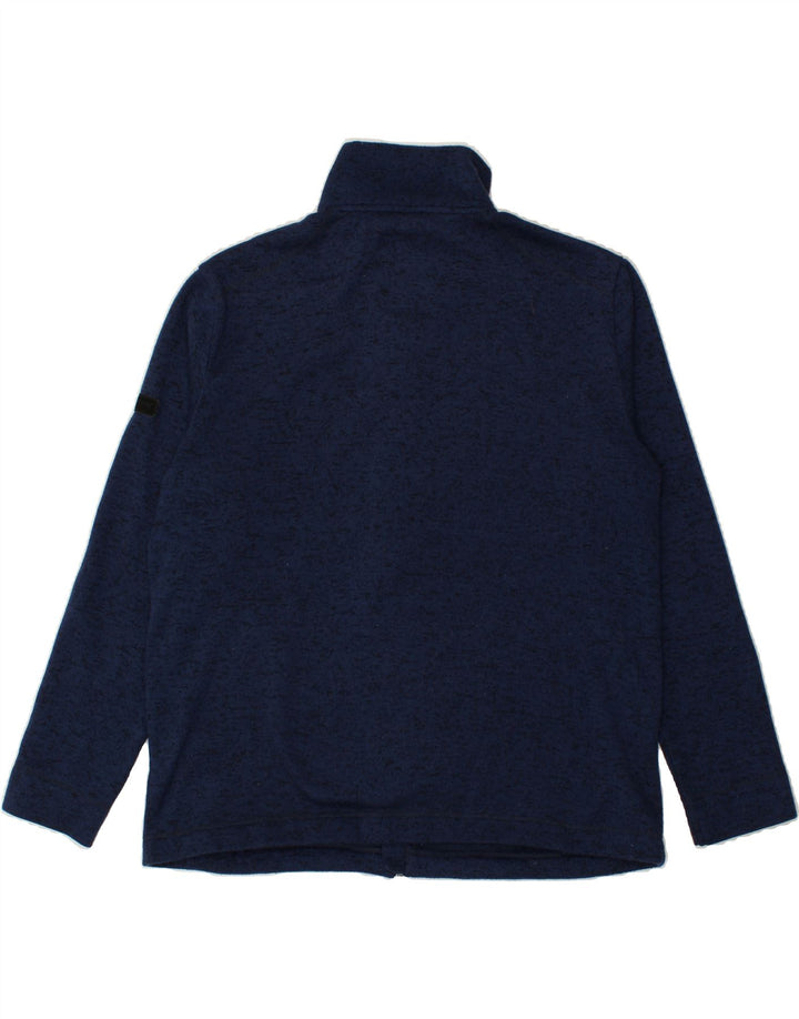 REGATTA Mens Tracksuit Top Jacket XL Navy Blue Flecked Polyester Vintage Regatta and Second-Hand Regatta from Messina Hembry 