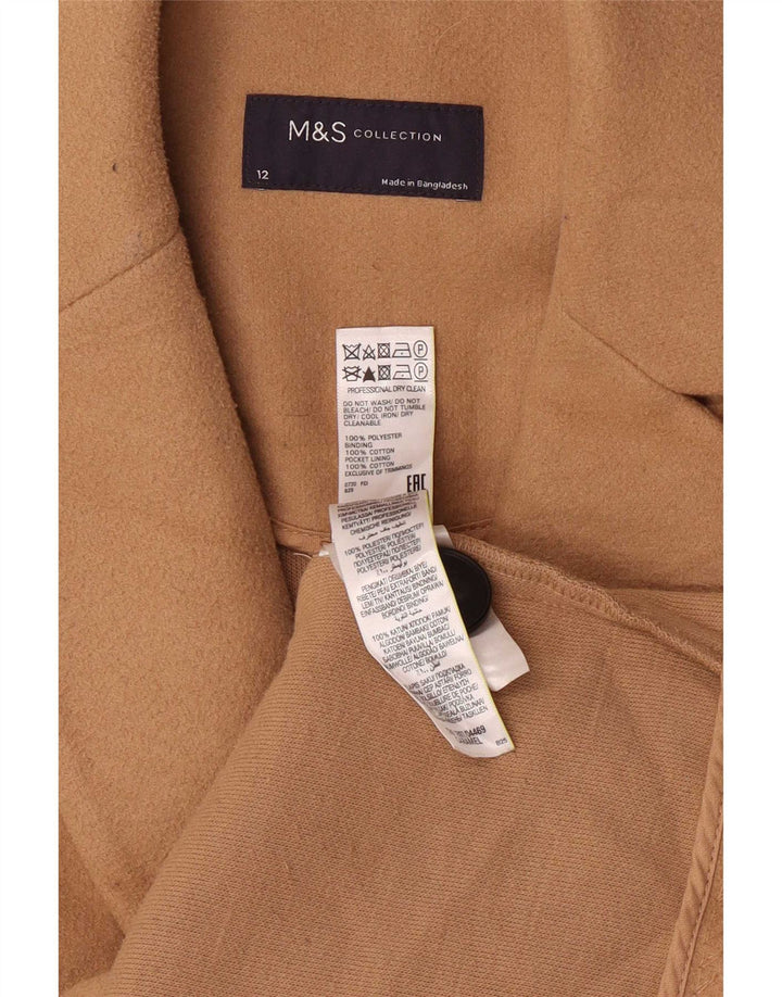 Palton pentru femei Marks & Spencer UK 12 Poliester maro mediu
