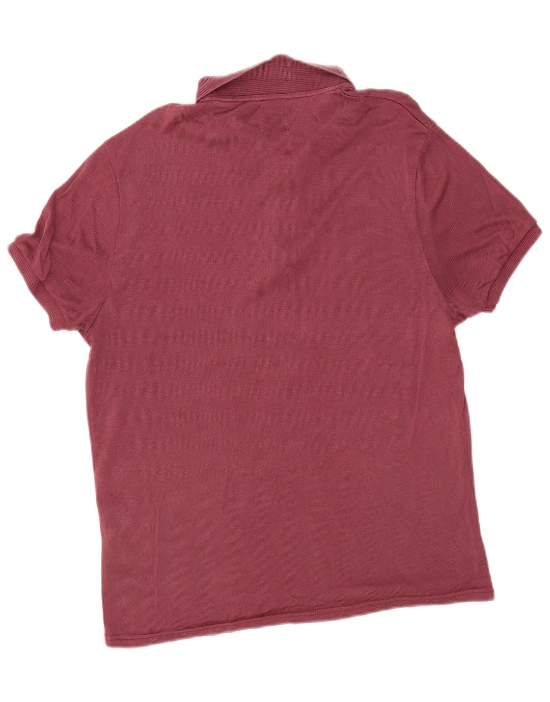 Cămașă polo pentru bărbați Zara, lyocell burgundy mare