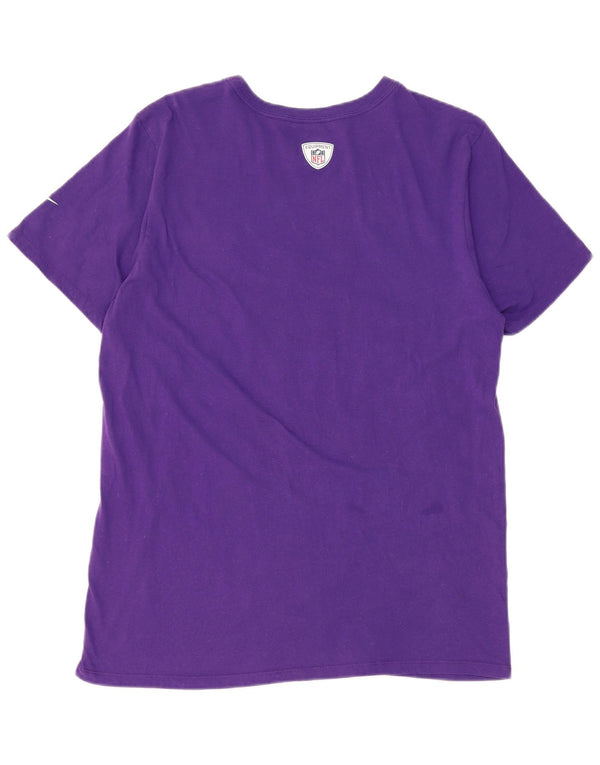 Tricou grafic Nike pentru bărbați Minnesota Vikings Top din bumbac violet mediu