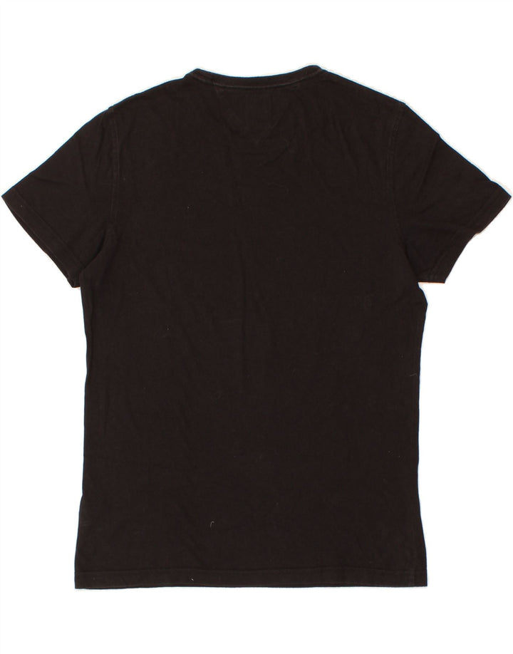 TOMMY HILFIGER Mens T-Shirt Top Medium Black Cotton Vintage Tommy Hilfiger and Second-Hand Tommy Hilfiger from Messina Hembry 