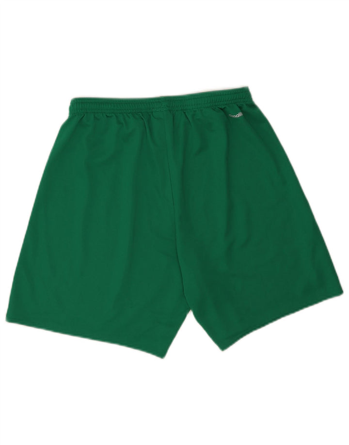 Pantaloni scurți sport pentru bărbați Adidas Climalite, poliester verde mediu