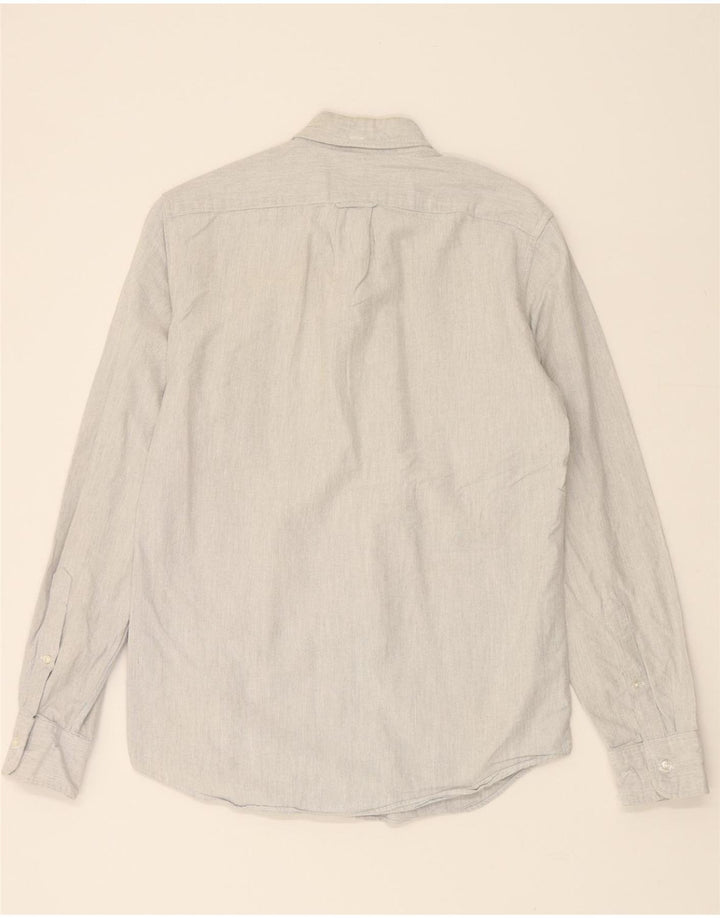 J. CREW Mens Slim Shirt Small Grey Cotton Vintage J. Crew and Second-Hand J. Crew from Messina Hembry 