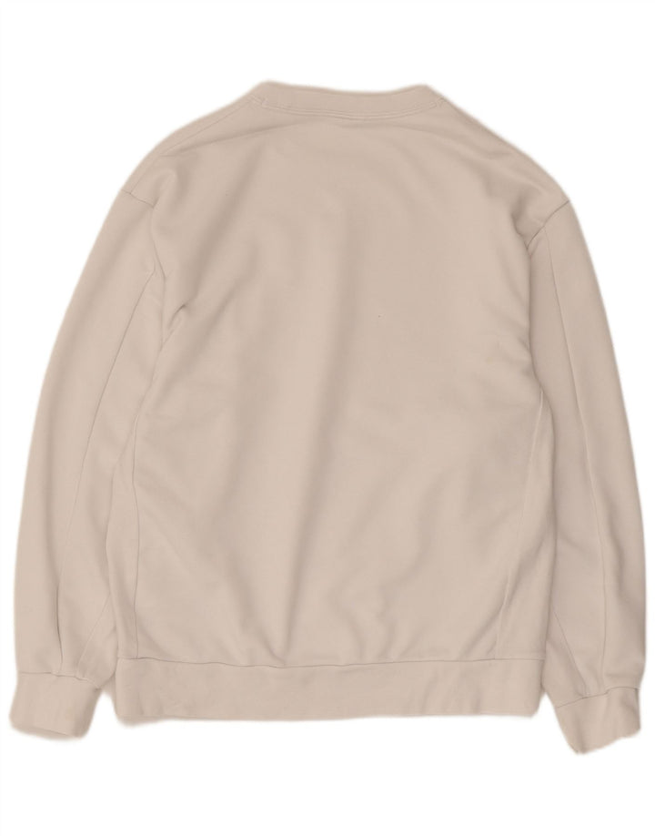 Pulover Nike Dri Fit pentru bărbați, bumbac alb mediu