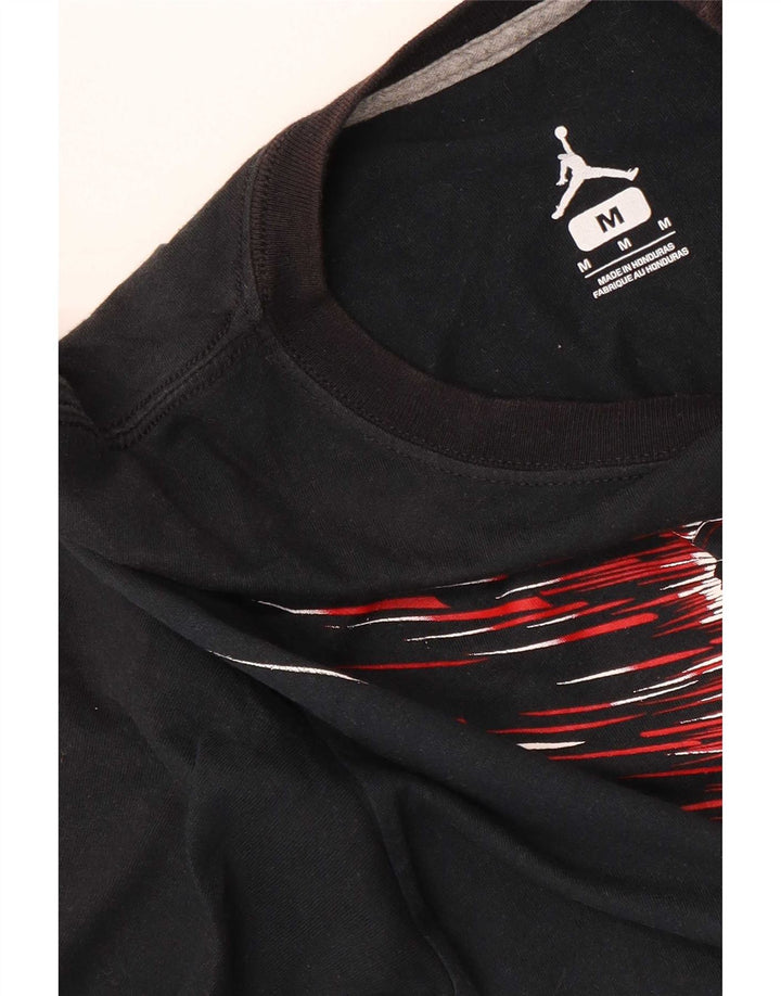 Tricou grafic pentru bărbați Jordan Top Mediu Negru
