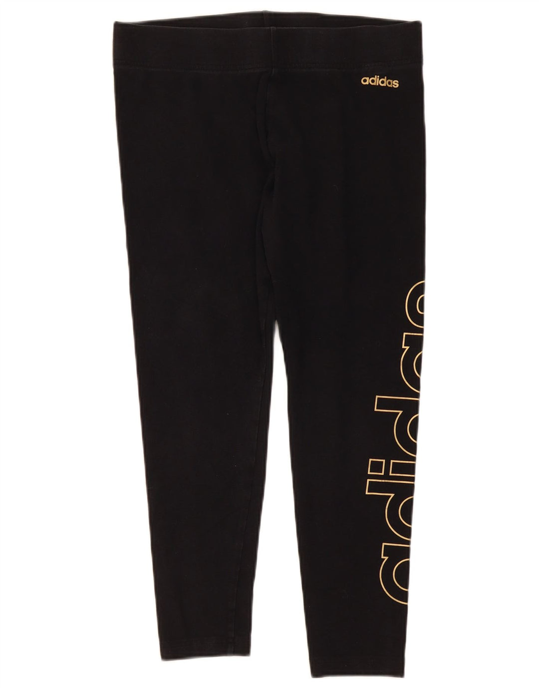 Leggings cu grafic pentru femei Adidas Marea Britanie 16/18 mare negru