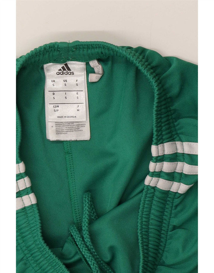 Pantaloni scurți sport adidas Climalite pentru bărbați, poliester verde mic