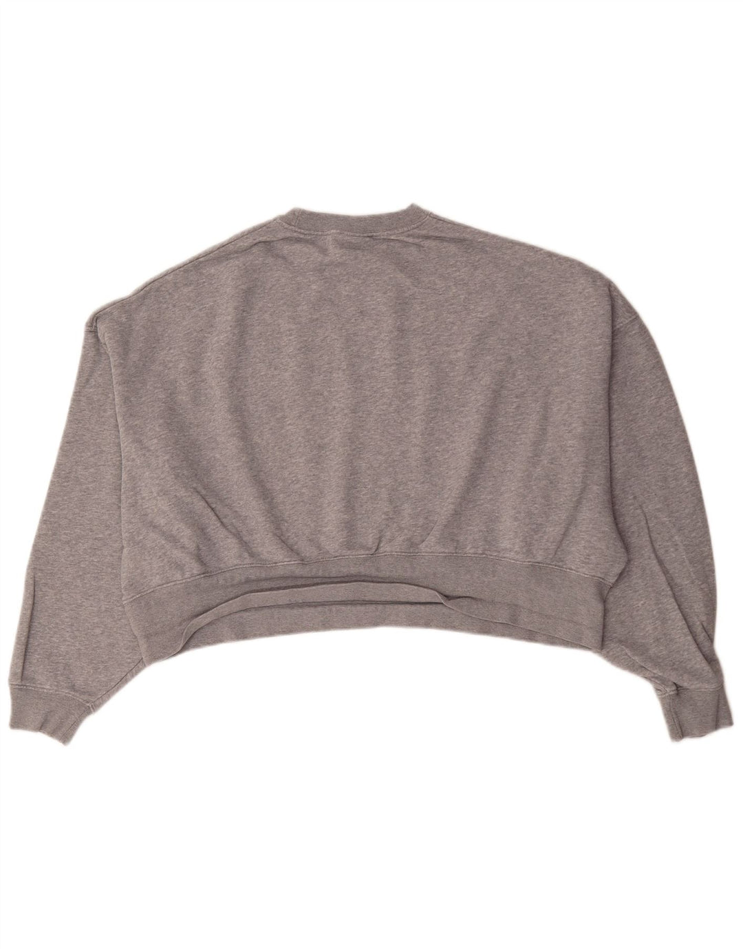 Pulover oversized pentru femei Nike Crop pentru femei UK 10 Small Gri Flecked