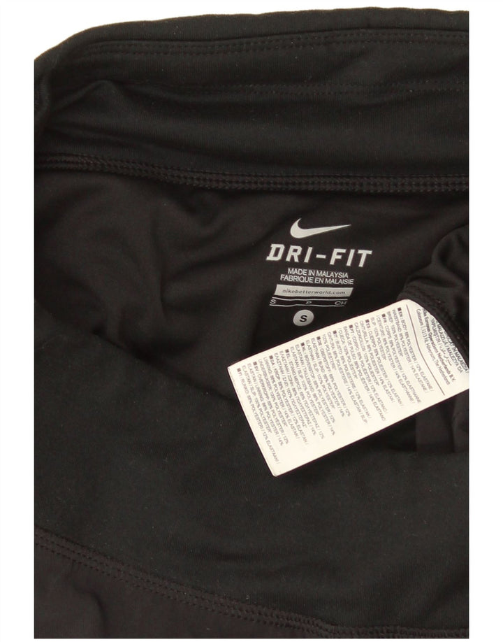 Pantaloni scurți sport Nike Dri Fit pentru femei UK 10 Small Negru Poliester