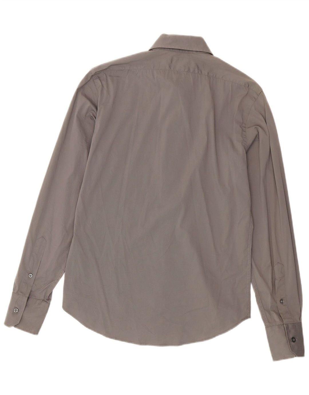 Cămașă pentru bărbați Zara Super Slim Fit, bumbac gri mediu