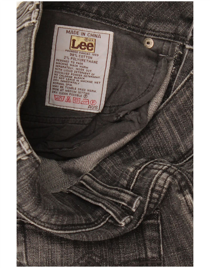 Blugi drepti pentru femei Lee W26 L34 bumbac gri