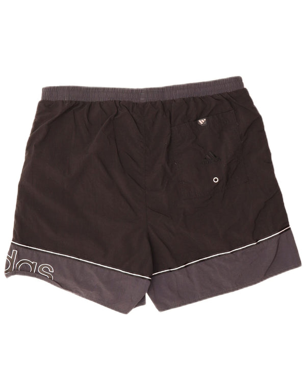 Costume de baie grafică pentru bărbați Adidas XL, poliester color bloc negru